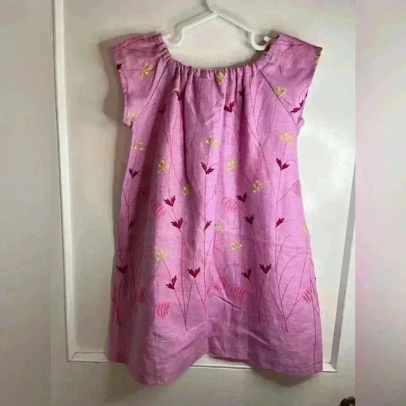 Brand New Handmade A-Line Cap  Sleeve Dress Size 6/7yrs - Picture 5 of 8